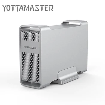 Yottamaster Корпус жесткого диска Sata-USB Type-C 2,5-дюймовый Корпус жесткого диска Коробка для внешнего жесткого диска Поддержка Raid для 2,5-дюймового жесткого диска 7-15 мм