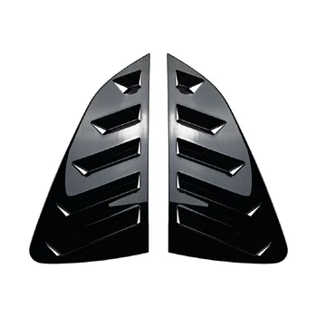 Автомобильная ярко-черная накладка жалюзи заднего стекла для Mk6 2018-2023