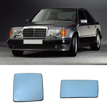 Автомобильное Синее Зеркальное Стекло для Mercedes Benz W124 S124 W201 190 (1985-1993) E (1993-1995) Зеркало заднего вида с Подогревом Слева