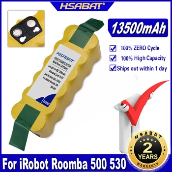 Аккумулятор HSABAT 13500 мАч для Irobot Roomba 600 620 650 700 770 780 800 500 600 700 800 900 Аккумуляторы для пылесосов серии Roomba