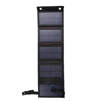 Банк солнечной энергии Водонепроницаемое внешнее зарядное устройство Солнечные элементы Аккумуляторная батарея 5 В USB Солнечная панель для мобильного телефона