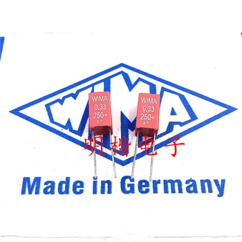 Бесплатная доставка 10шт/30шт WIMA Германия конденсатор MKS2 250V 0.33 МКФ 250V334 330NF P = 5 мм