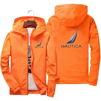 Весенне-осенняя мужская ветровка NAUTICA, плащ для альпинизма, мужская летняя куртка, водонепроницаемое пальто, куртка для рыбалки