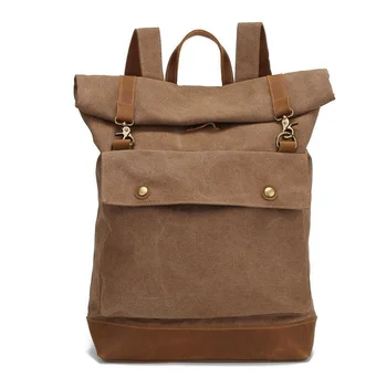 Винтажные рюкзаки Fahion, брезентовые рюкзаки Mochila в стиле ретро, дорожные сумки для мужчин, рюкзаки большой емкости, Дизайнерская сумка