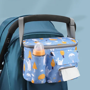 Водонепроницаемая сумка для подгузников для мамы с крючками, большая вместительная сумка для влажных подгузников для ухода за ребенком, сумки для подгузников для малышей