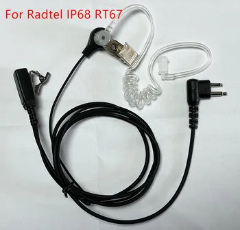 Воздушная Акустическая Трубка Наушник Гарнитура для Двухсторонних Радиостанций Radtel RT-67 IP68 IP-68 RT-68P