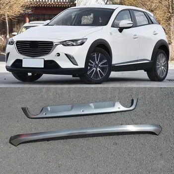 Высококачественная Защитная накладка переднего и заднего бампера из нержавеющей стали подходит для Mazda CX-3 cx3 2017-2019 Стайлинга автомобилей