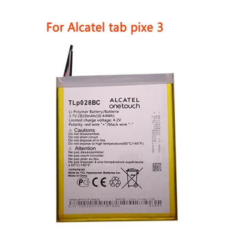 Высококачественный 2820 мАч TLP028BC/TLp028BD Аккумулятор Для Телефона Alcatel tab pixe 3 Замена Мобильного телефона Аккумуляторные Батареи