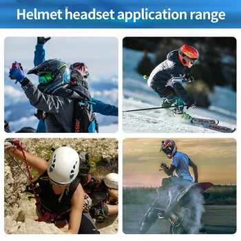 Гарнитуры для шлема с громкой связью, FM-радио, наушники для шлема, Bluetooth-совместимый комплект беспроводных звонков с микрофоном для мотоцикла