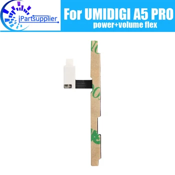 Гибкий кабель боковой кнопки UMIDIGI A5 PRO, 100% оригинальные запасные части для гибкого кабеля кнопки питания + громкости для UMIDIGI A5 PRO
