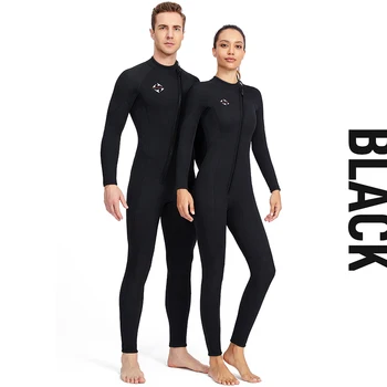 Гидрокостюмы для дайвинга С парусом 3 мм, неопреновый водолазный костюм, купальники, костюм для серфинга, черный M