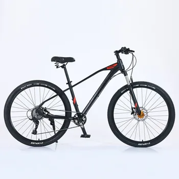 Горный велосипед 27,5-дюймовый масляный тормоз из алюминиевого сплава с регулируемой скоростью для беговых велосипедов, амортизация дорожного велосипеда для взрослых