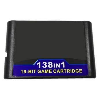 Горячая коллекция игр 138 в 1 для 16-битного игрового картриджа SEGA GENESIS MegaDrive для игровых консолей PAL и NTSC версии