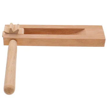 Дека Традиционный игрушечный музыкальный инструмент Matraca Деревянный игровой набор Строительные блоки Обучающие Кастаньеты Castanets