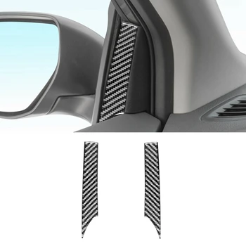 Декоративная накладка на внутреннюю стойку автомобиля из углеродного волокна для Nissan Sentra Sylphy 2016-2019 Аксессуары