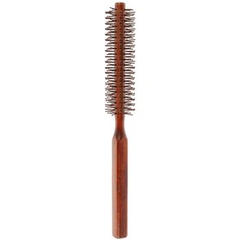 Деревянная расческа, декоративная щетка для волос, Маленькая антистатическая расческа для укладки волос, Внутренняя пряжка, портативная расческа, круглые щетки для волос 