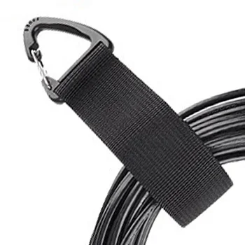 Держатель-органайзер для удлинителей для организации и хранения в гараже, сверхпрочные ремни для кабелей, шлангов и веревок