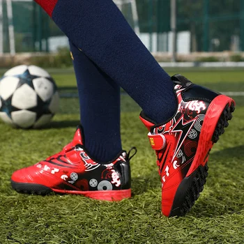 Детская футбольная обувь Футбольные бутсы Детские домашние бутсы Травяные кроссовки Для мальчиков и девочек Спортивные тренировки на открытом воздухе Спортивная обувь Классная