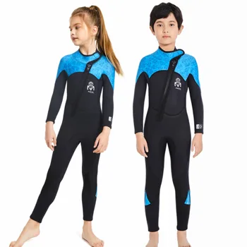 Детский костюм для сноркинга, детский гидрокостюм для серфинга, неопреновый гидрокостюм для подводного плавания, костюм для подводного плавания с медузой, купальный костюм для подводного плавания