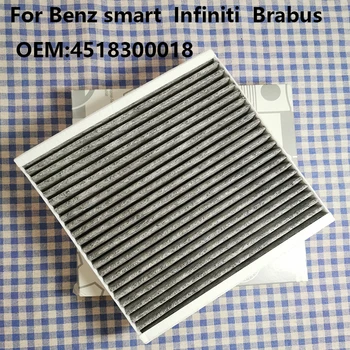 Для Benz Smart A453 W451 W453 Infiniti M25 M35hL M37 Q70 Q70L Воздушный Фильтр салона автомобиля Brabus OEM: 4518300018