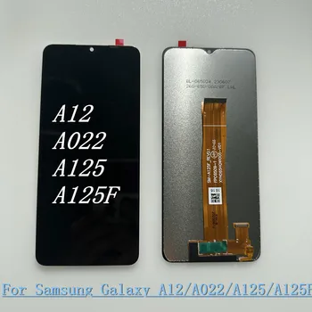 Для Samsung Galaxy A12 ЖК-дисплей A125F SM-A125F A125 Дисплей Сенсорный Экран Дигитайзер Для Samsung A12 Замена экрана