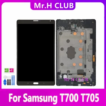 Для Samsung Galaxy Tab S 8.4 T700 (Wi-Fi) T705 (3G) ЖК-дисплей С сенсорным экраном Дигитайзер В сборе Замена для SM-T700 SM-T705