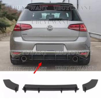 Для Volkswagen Golf 7 VII MK7 GTI 2014-2017 Автомобильный диффузор для задней губы