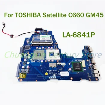 Для материнской платы ноутбука TOSHIBA Satellite C660 GM45 LA-6841P 100% протестировано, полностью работает