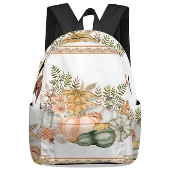 Древесно-зернистые цветочные листья осенью, школьные сумки для студентов, ноутбук, Изготовленный на заказ рюкзак для мужчин, женщин, женский рюкзак для путешествий, Mochila