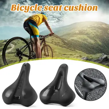 Дышащее велосипедное седло, нескользящее велосипедное сиденье, Эргономичная подушка для велосипедного сиденья премиум-класса, Высокая эластичность, Очень мягкая губчатая подкладка