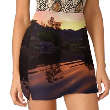Женская светонепроницаемая брючная юбка Kernville Sunset в японском стиле для ночного клуба