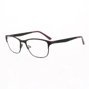 Женские Металлические очки с кошачьим глазом, Оптическая оправа с полной оправой, Очки по рецепту, Элегантные Женские очки