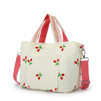 Женские сумки, нейлоновая сумка через плечо с цветочным рисунком, простые трендовые сумки на плечо для женщин, пакеты для беременных Marcs Jacobs