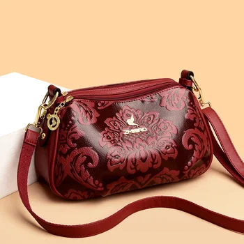 Женские сумки через плечо с цветочным узором 2023 Main Femme, высококачественные Брендовые дизайнерские сумки-мессенджеры для женщин