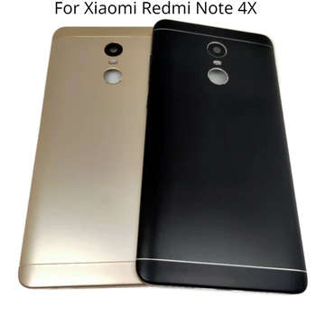Задняя крышка аккумулятора для Xiaomi Redmi Note 4X Корпус Redmi Note 4 глобальной версии с кнопками регулировки громкости, включения.