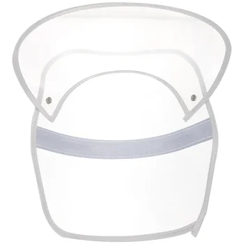 Защитный щиток для лица, Дождевик, шляпа, Детали прозрачного козырька, аксессуары для пластиковых колпачков