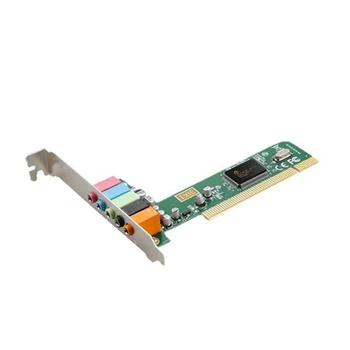 Звуковая система PCI5.1 объемного звучания 896F Audio 4-канальный чип CMI8738 Поддерживает использование Dircet Sound 3D и A3D1.0 forMultimedia