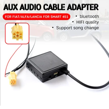Кабель Приемника Bluetooth Aux с USB, микрофоном, адаптером Громкой связи Aux для Alfa Romeo 159 для Fiat Grande Punto