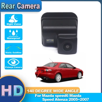 Камера заднего вида для Mazda speed6 Mazda Speed Atenza 2005 ~ 2007 Реверсивная Резервная парковка Водонепроницаемая высококачественная камера RCA