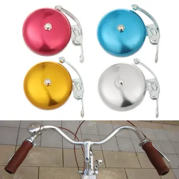 Классический велосипедный звонок Alufer, предупреждающий звуковой сигнал велосипеда, латунный аксессуар, золото, серебро