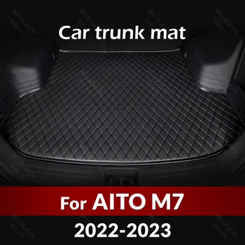 Коврик в багажник автомобиля для AITO M7 2022-2023 Аксессуары для ковров для грузовых лайнеров на заказ, Украшение интерьера автомобиля
