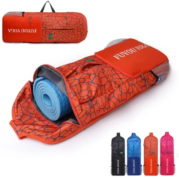Коврик для йоги для фитнеса, сумка для хранения водонепроницаемого коврика для йоги, сумка-тоут Большой емкости для йоги, пилатеса/тренировки/танцев/тренажерного зала