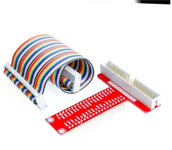 Комплект Pi Plus Разъемный кабель GPIO 40-контактный кабель Raspberry Pi 3 и Raspberry Pi 2 Model B длиной 20 см