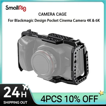 Комплект SmallRig Cage для карманной кинокамеры Blackmagic Design 4K для BMPCC 4K / 6K Поставляется с креплением для SSD-накопителя Nato Handle