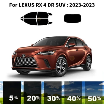 Комплект для УФ-тонировки автомобильных окон из нанокерамики, Автомобильная пленка для окон LEXUS RX 4 DR SUV 2023