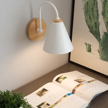 Коридорный светильник минималистичный прикроватный настенный светильник для спальни скандинавская гостиная фон для коридорного кабинета изогнутый настенный светильник