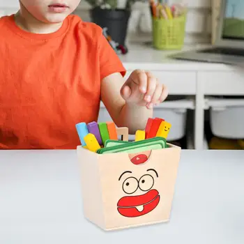 Коробка для подбора цветов, игра с сочетанием картофельных чипсов, сборка-головоломка с имитацией еды для дошкольников, подбор