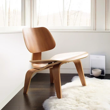 Кресло для отдыха дома, столовая, Деревянный Современный пол, кресло для укладки салона, Подвижная спинка, мебель для дома Silla Nordica MQ50CY