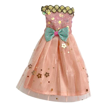 Кружевное платье, модная юбка для вечеринок, современная одежда, Офисная женская одежда для куклы Барби, аксессуары, детские игрушки