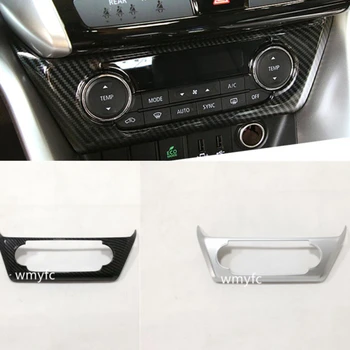 Крышка Выключателя Кондиционера На Внутренней Приборной Панели Mitsubishi Eclipse Cross 2018 2019 2020 2021 Накладка Из Углеродного Волокна